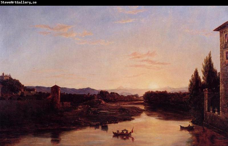 Thomas Cole Sunset of the Arno